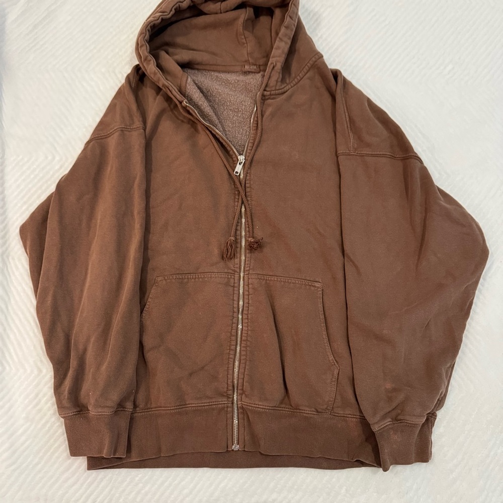 PacSun Brown Hoodie Jacket